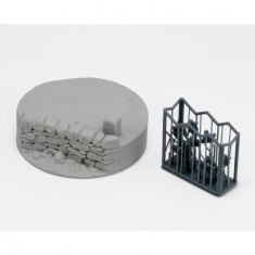 1/35 Mediterranean Countryside Scenic Base (6cm in diameter)