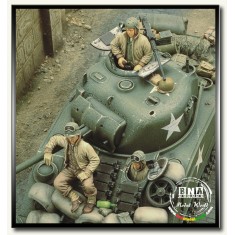 1/35 WWII US Sherman Crew