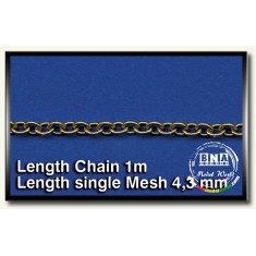 Metal Chain (G) Length Single Mesh 4.3mm