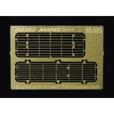 1/35 Photo-etched Engine Grill Screen for T34 Russian Tank kits