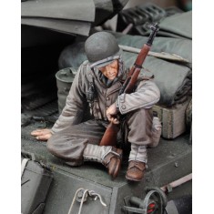 1/35 WWII US Army Infantry at Rest with Rifle [set No.1](1 Figure)
