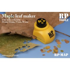 Maple Leaf Maker Punch Tool - for 1/16, 1/24, 1/35, 1/48 (90mm, 75mm, 54mm, 30mm) 