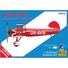 1/72 Czechoslovak Avia Ba.222 Aerobatic Trainer Aircraft