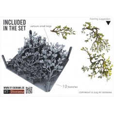 1/16 Oak Camo Foliage