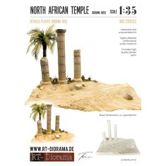 1/35 North African Temple Diorama Base (Ceramic)