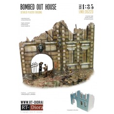 1/35 Bombed Out Houses (Ceramic)