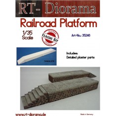1/35 Railroad Platform (Ceramic)