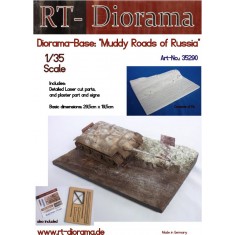 1/35 Muddy Roads of Russia Diorama Base (Ceramic)