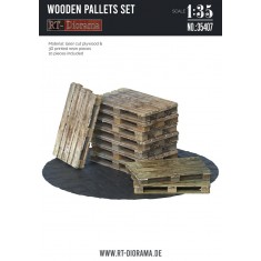 1/35 Wooden Pallets Set (10pcs)