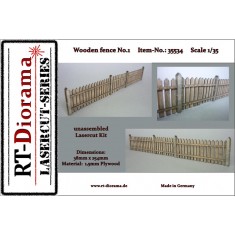 1/35 Wooden Fence No.1