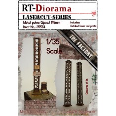 1/35 Metal poles (2pcs.) 148mm