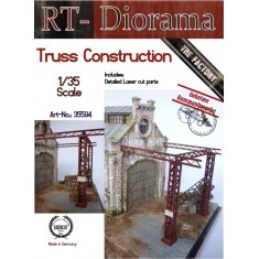 1/35 WWII Factory Truss Construction