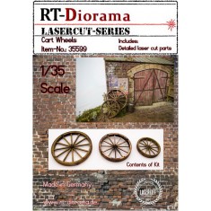 1/35 Cart Wheels