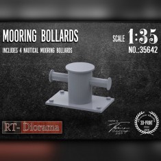 1/35 3D Resin Print: Mooring Bollard (4pcs)