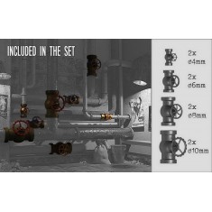 1/35 Pipe Valves Set