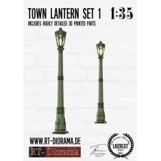 1/35 Town Lantern Set Type 1 (2pcs)