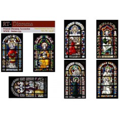 1/35 Romanic Church Stained Glass Windows No.3
