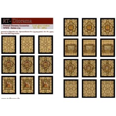1/35 Printed Accessories: Lead-Glass Windows (yellow)