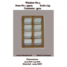 1/35 Lasercut: Window Vol.2 (3pcs)