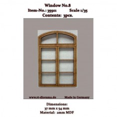 1/35 Lasercut: Window Vol.8 (3pcs)