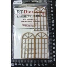 1/35 Lasercut: Arched Window Nr. 13