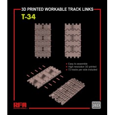 1/35 Workable Track Links for T-34 (3D printed )