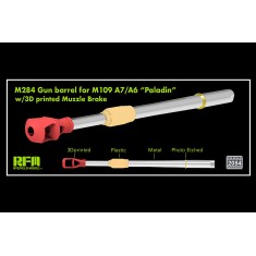 1/35 M109 A7/A6 Paladin M284 Gun Barrel with Muzzle Brake