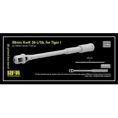 1/35 Tiger I Gun Barrel 88mm KwK 36 L/56 for Rye Field/Takom/Tamiya kit