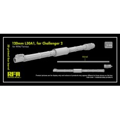 1/35 Challenger 2 Gun Barrel 120mm L30A1 for Rye Field/Tamiya kit