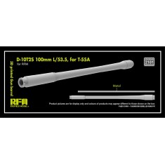 1/35 T-55A Gun Barrel D-10T2S 100mm L/53.5 for Rye Field Model