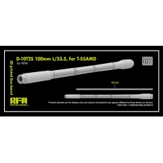 1/35 T-55AMD Gun Barrel D-10T2S 100mm L/53.5 for Rye Field Model