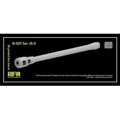 1/35 JS-2 D-25T 3D Printed Gun Barrel for Tamiya/Dragon/Trumpeter kit