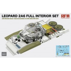 1/35 Leopard 2A6 Full Interior set w/Ukaine Decal for RM-5065/5076