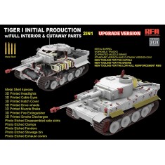 1/35 Tiger I Initial with Full Interior and Cutaway Parts [Upgrade Version]