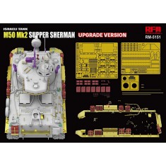 1/35 Israeli Tank M50 Mk2 Super Sherman Upgrade Version