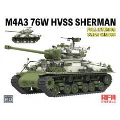 1/35 M4A3 76W HVSS Sherman with Full Interior [Clear Version]