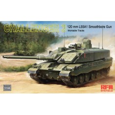1/35 Challenger 3 120mm L55A1 Smoothbore Gun with Workable Tracks