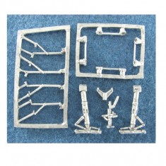 1/144 Boeing 767 Landing Gear for Zvezda kits (white metal)