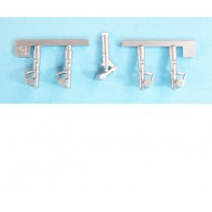 1/144 IL-76MD Landing gear for Zvezda kits (white metal)