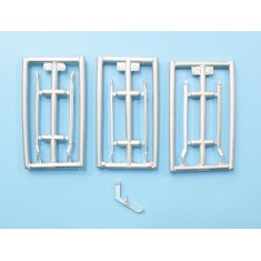 1/24 Fokker Dr. I Landing Gear Struts for Meng kits