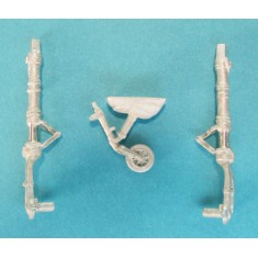 1/32 Nakajima Ki84 Type 4 Hayate (Frank) Landing Gear for Hasegawa (white metal)