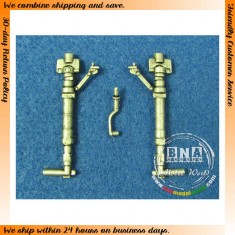 1/32 Curtiss P-40 Warhawk Landing Gear (White Metal) for Hasegawa kit