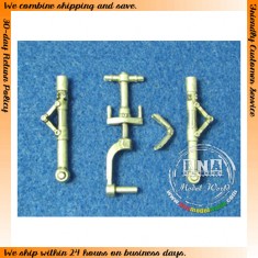 1/32 Lockheed F-80C Shooting Star Landing Gear (White Metal) for Czech Model kit