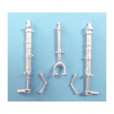 1/32 Messerschmitt Bf 109 Landing Gear for Trumpeter kits (white metal)