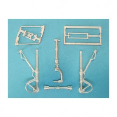 1/32 P-38 Lightening Landing Gear for Revell kits (white metal)