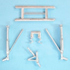 1/32 OS2U Kingfisher Landing Gear for Kitty Hawk kits (white metal)