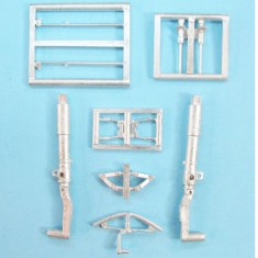 1/32 P-47D/N Thunderbolt Landing Gear for Hasegawa/Eduard kits (white metal)