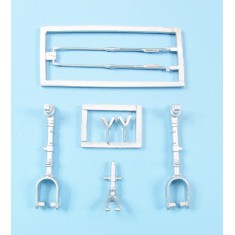 1/32 Macchi MC.202 Folgore Landing Gear (white metal) for Italeri kits