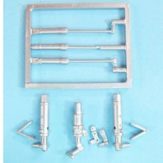 1/35 HH-65, AS 365/565, Z-9 Landing Gear for Trumpeter kits (white metal)