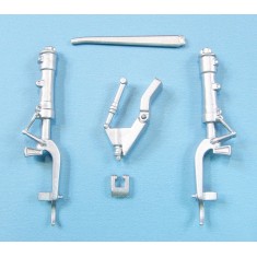 1/35 A6M2 Zero Landing Gear for Border Model (white metal)